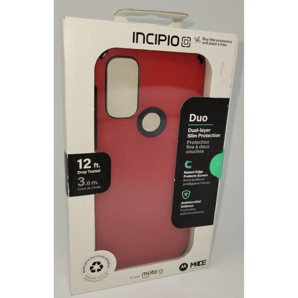 Incipio Duo Slim Case for Motorola Moto G Pure, Red - Picture 1 of 3